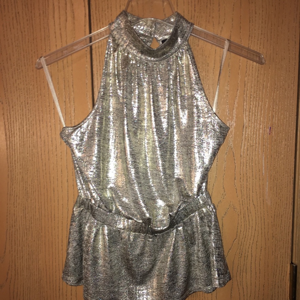 Gold/Silver shimmer halter